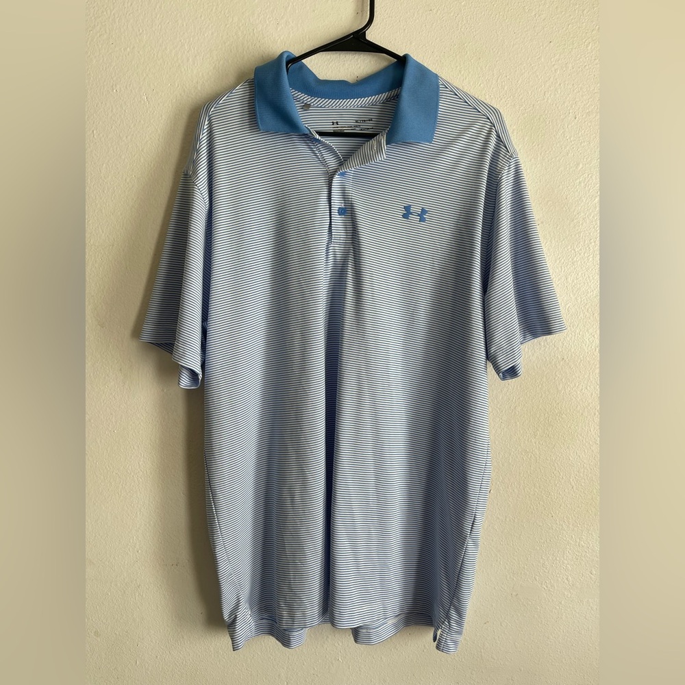 Under Armour Men's Light Blue Polo Shirt